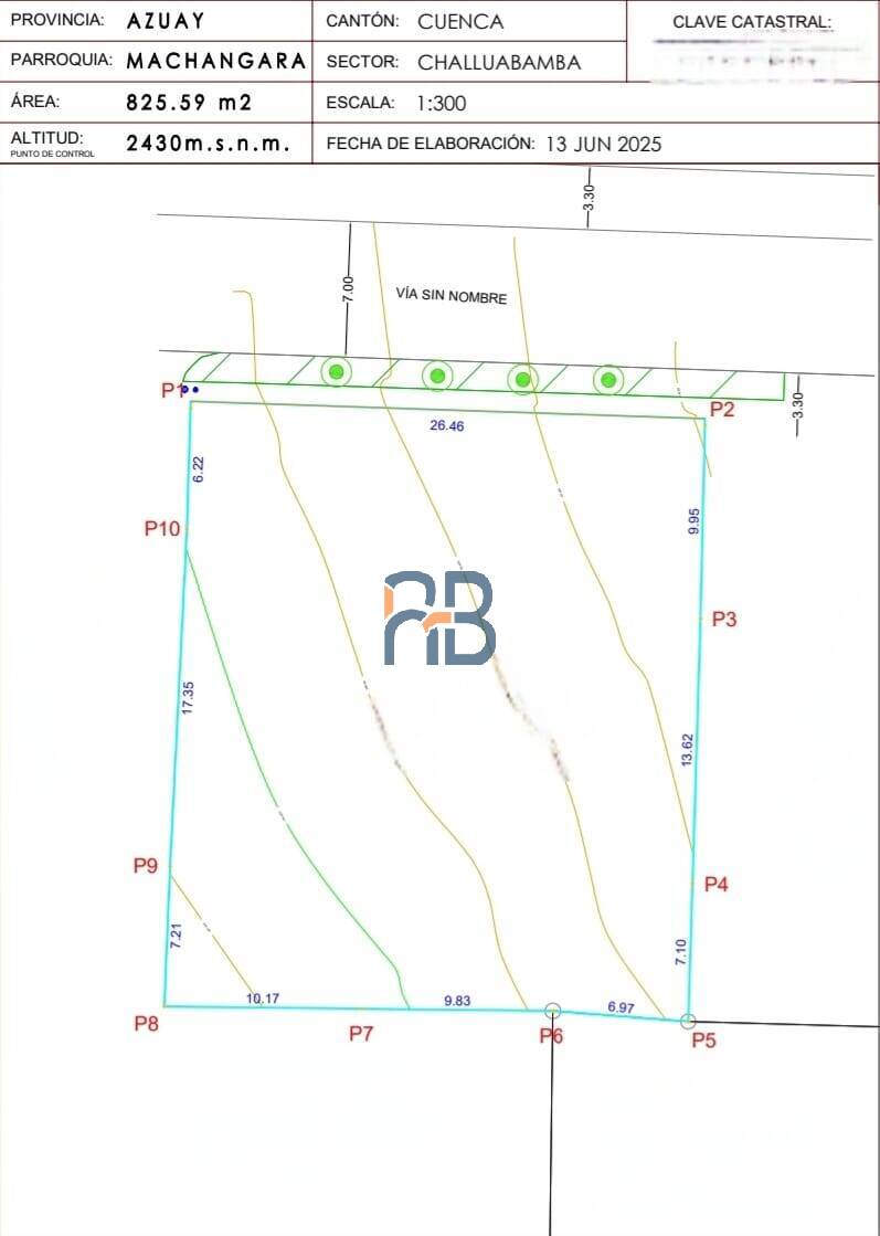 En Challuabamba terreno en venta en urbanización privada